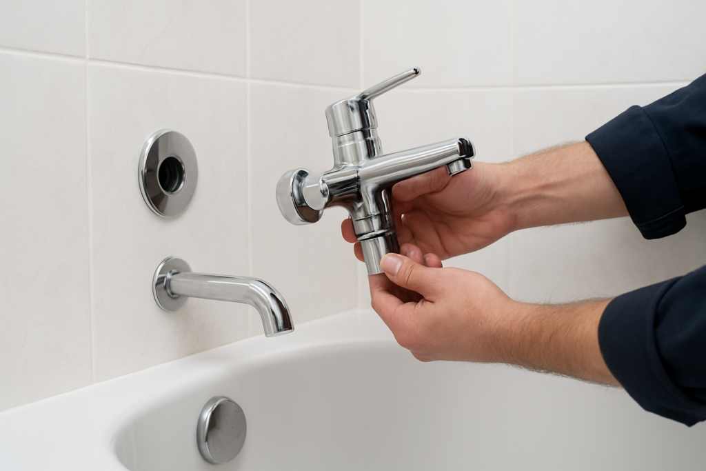 cost to replace bathtub faucet